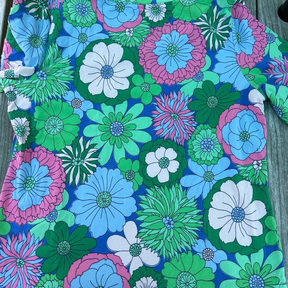 The Talbots T crewneck short sleeve XL Flower print - Picture 3 of 8